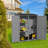 4 ft. 7 in. W x 1 ft. 5 in. D Solid Wood Vertical Tool Shed-114357147