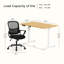 Ensemble de bureau à domicile et de chaise, bureau debout réglable moderne avec chaise ergonomique en filet-1384887377