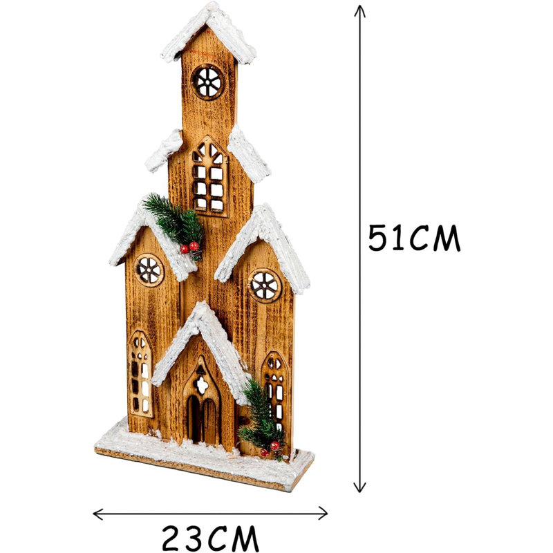 PVC No Holiday Shaped Ornament, Brown, 35 cm x 12cm x 12cm