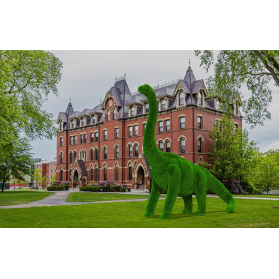 Dinosaure extérieur topiaire vert