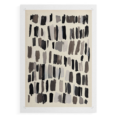 Craie et silex III - Impression sur toile seulement - NON CADRE