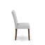 3 Piece Dining Room Table Set consists A Wooden Table and 2 Light Grey Faux Leather Parson Dining Chairs, Antique Walnut-310075273-306885467