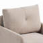 Fauteuil moderne simple en tissu