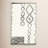 Kaylee Sahara Boho Stain/Fade Resistant Non-Slip Machine Washable Gray/Ivory Bath Rug-715018101