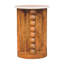 Table d'appoint Marble-Top Spindle