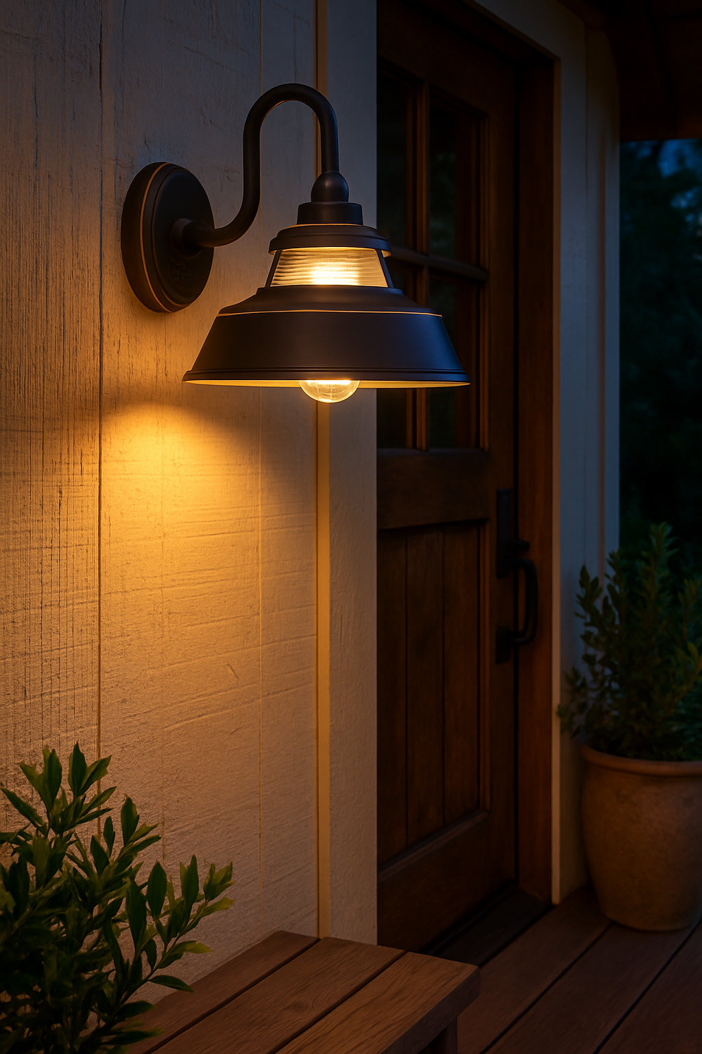 Calum Single Light Bell Outdoor Wall Light, Oil Rubbed Bronze, 10" H x 10" W x 10" D