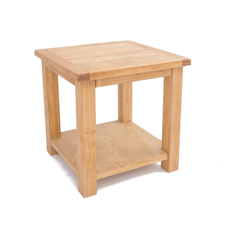 Abordale End Table, Waxed