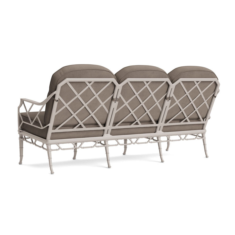 Calcutta Outdoor 3 - Seat Patio Sofa, Fusion Clay, Dove