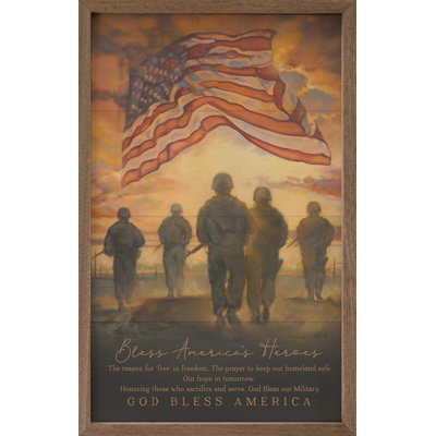 «God Bless America's Heroes» par Bonnie Mohr