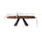 Industrial Style Rectangular Solid Wood Dining Table-678143622