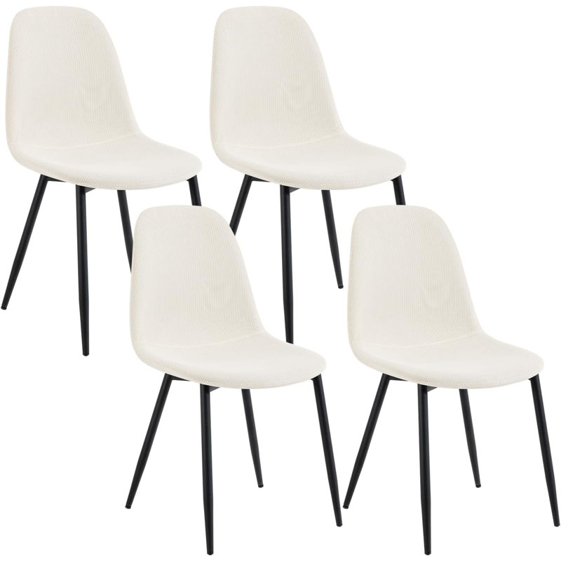 Ravenstein 44.5cm H Upholstered Full Back Side Chair, Beige