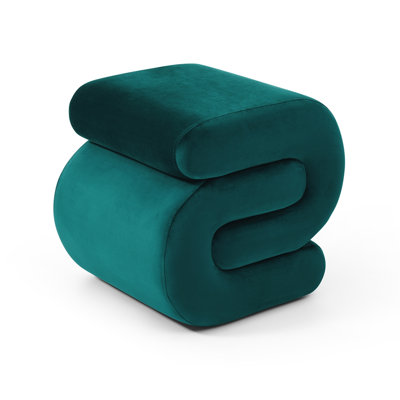 Modern Fabric Ottoman,Upholstered Footstool