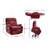 Motor Power Lift Recliner Chair  For Elderly Infinite Position Lay Flat 180° Recliner With Heat Massage-304239935