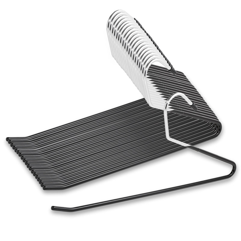  Open-Ended Pants Hangers, Non-Slip For Slacks, Jeans, Skirts