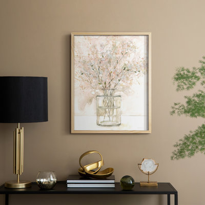 «Delicate Arrangement I», reproduction encadrée - bois massif