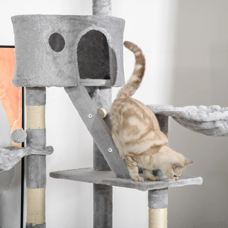 5-102.5 Inch Height Adjustable Cat Tree