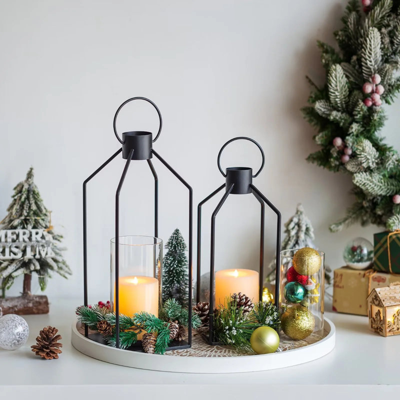 Lantern Decorative Pillar Candle Holders