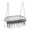 Chaise hamac suspendue 2 places, chaise hamac balançoire gris foncé