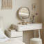 Bureau en bois blanc sans miroir 80Cm
