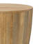 Elmbrook 21"W Solid Mango Wood Modern Drum End Table-1048308297