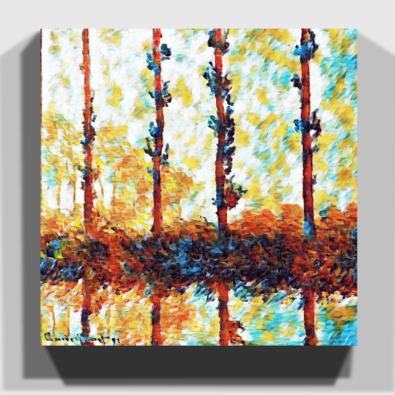 Claude Monet - Wrapped Canvas Print, 35cm H x 35cm W
