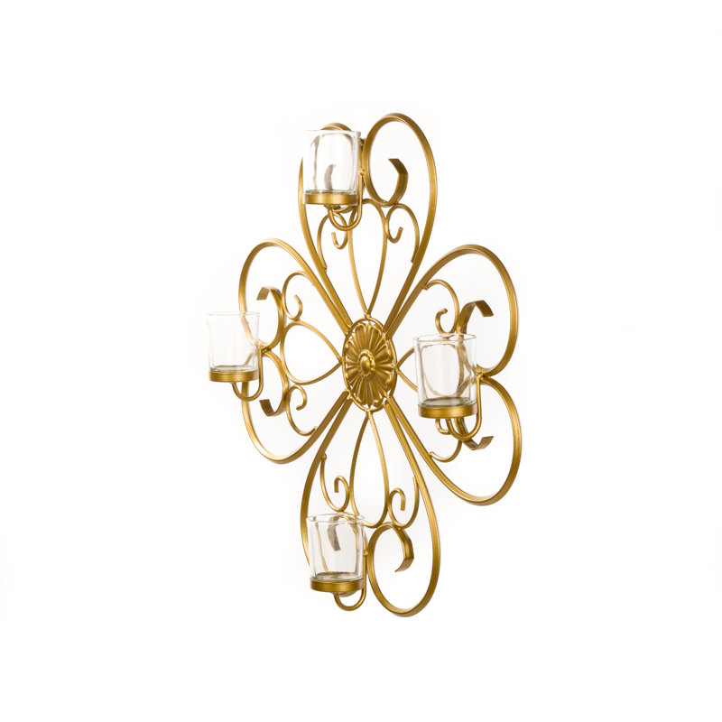 Olivia 18'' H Metal Wall Wall Sconce