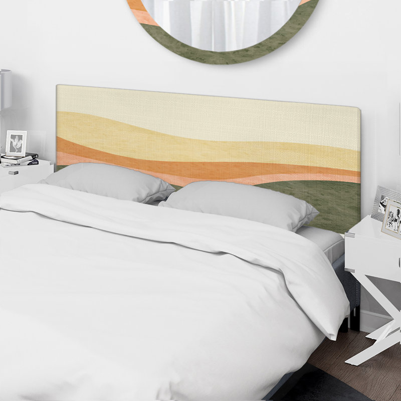 Cathan Upholstered Panel Headboard, Queen