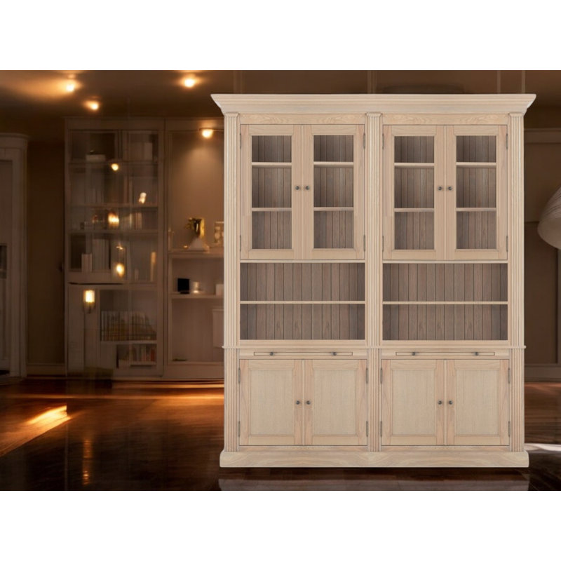 Aybar 240cm H x 200cm W Library Bookcase