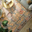 Tapis multicolore en laine touffeté à la main beige-561643910