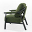 Boucle Accent Lounge Chair Plush Modern Armchair-981997460