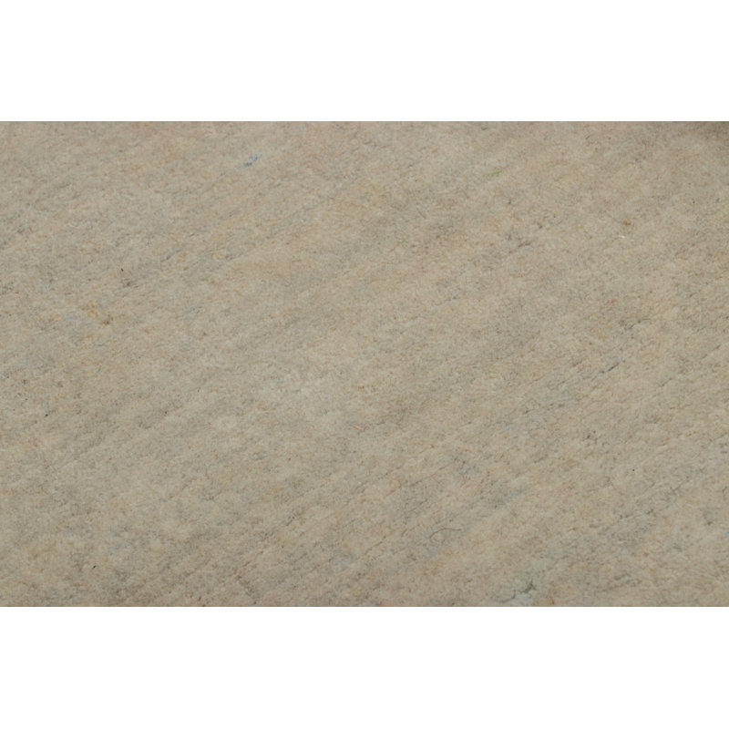 Rug & Kilim’S Contemporary Textural Solid Rug In Beige-Brown & Cream With Striae