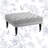 Inwood Square Cocktail Ottoman with Wheels-728329257