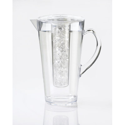 2 Liter Polycarbonate Pitcher with Ice Chamber