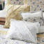 Lit double / grand jaune avec courtepointe 6 pièces avec coussins décoratifs en coton et coussins