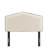 Cosette Performance Velvet Twin Size Headboard in Alabaster-562061201
