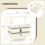 Rolling Storage Cart With 4 Drawers & 2 Shelves Multipurpose Plastic Trolley On Wheels-106694245
