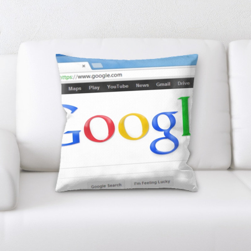 Microsuede Throw Pillow
