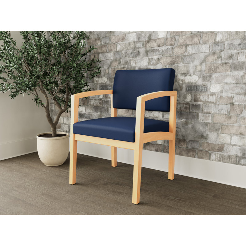 Chaise en bois Lenox, Naturel, Modena encre