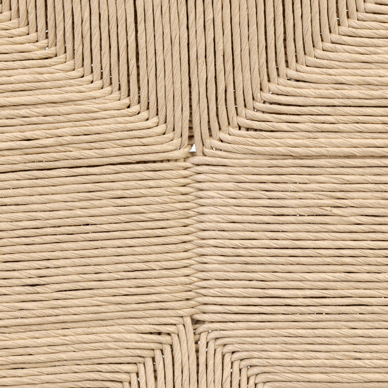 Brielle Upholstered Stool with Solid Wood Frame