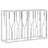 Wildomar 43.3'' Glass Top Console Table