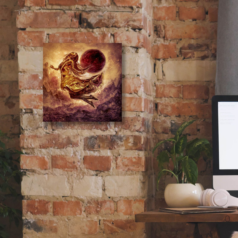 «Gilded» par Mario Sanchez Nevado, art mural sur toile, H 12 po x l 12 po