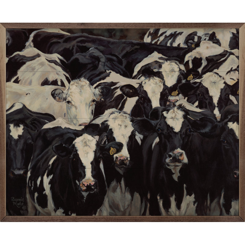 Foule de vaches par Bonnie Mohr, L 10 po x H 8 po