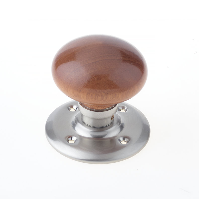Passage Door Knob, Polished Brass