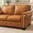 Valencia 68'' Refined 100% Top Grain Leather Loveseat, Made to Order