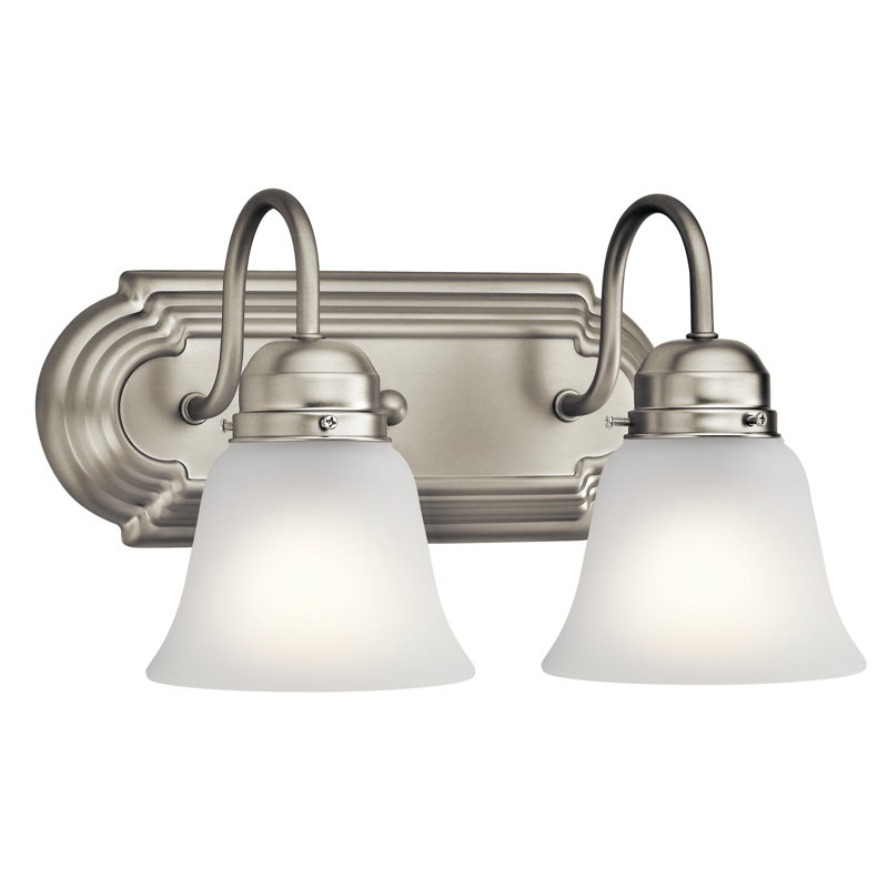 Naughton 2 - Light Dimmable Vanity Light, Brushed Nickel