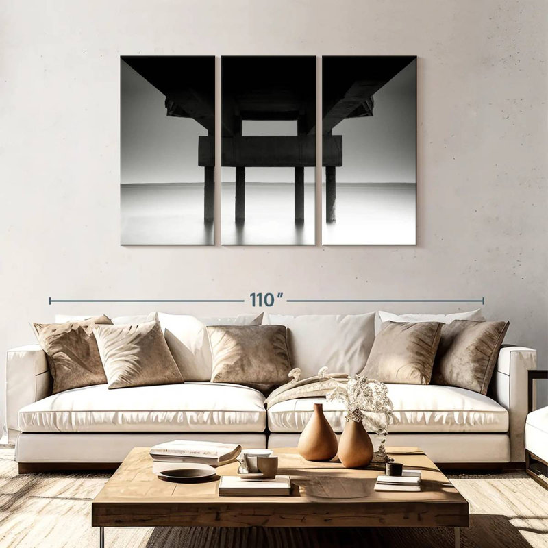 Aletra Under The Dock, 48" H x 74" W
