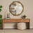Jo Solid Wood Octagon Mirror-608752119-608752121