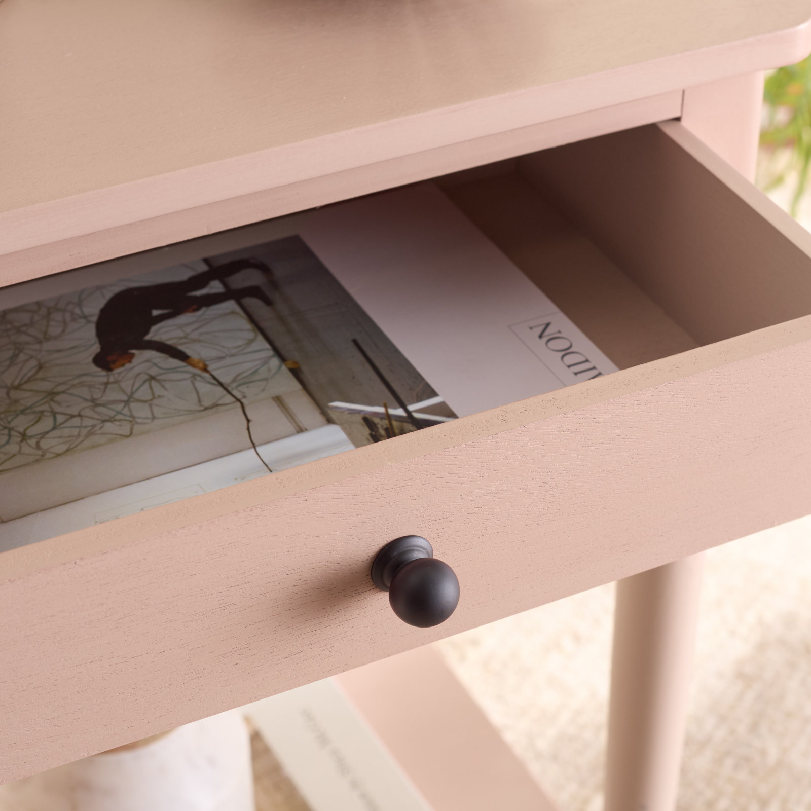 Branden 19" End Table, Pink