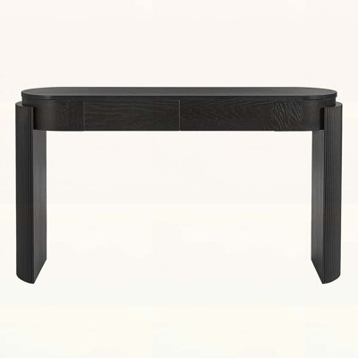 Console Table In Fluted Design With 2 Drawers by Latitude Run