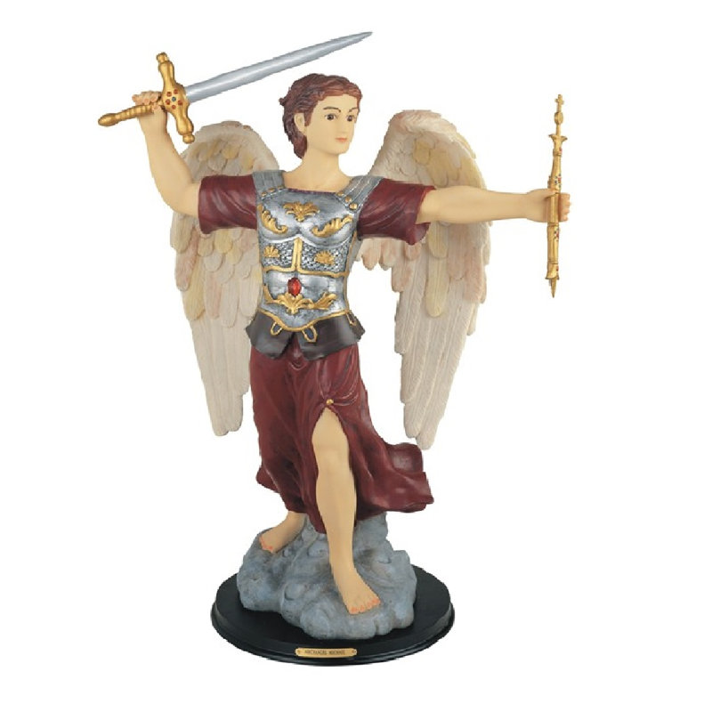 Figurine saint archangel michael statue Reasor